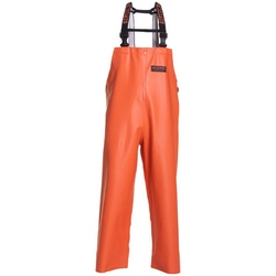 MEN'S HERKULES 16 PVC RAIN BIBS - ORANGE X-LARGE